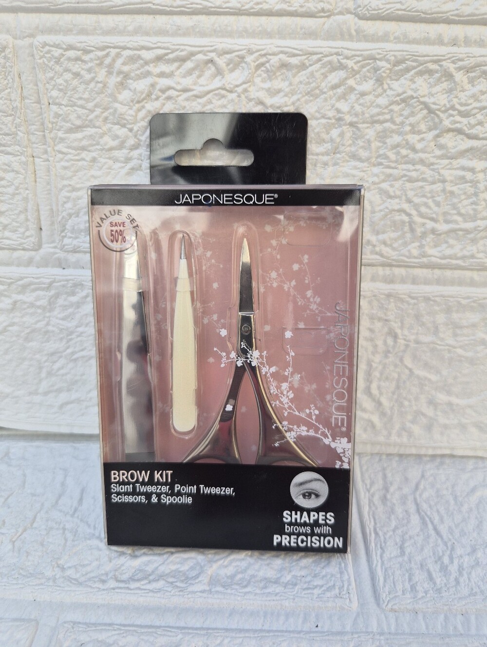 Japonesque Brow Perfecting Kit 3pc No Spoolie Made in Japan Cruelty-free
